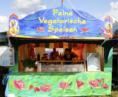 Vegan Lovefood Festival Catering Stand